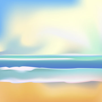 Vector illustration of Beautiful Summer background