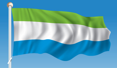 Flag of Sierra Leone
