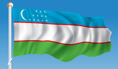 Flag of Uzbekistan