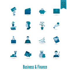 Business and Finance Icon Set