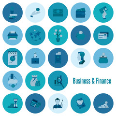 Business and Finance Icon Set