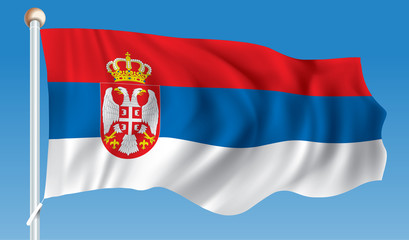 Flag of Serbia