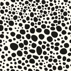 Seamless abstract background. Monochrome pattern - 137681397