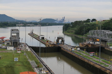 miraflores  lock panama canal 