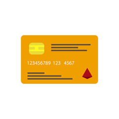 Credit card icon. Web sites and print projects