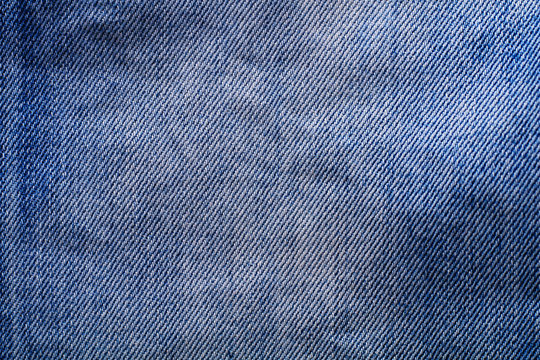 Texture of blue denim.