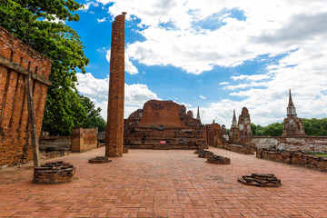 Ayutthaya temple ruins, Wat Maha That