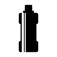bottle water gym isolated icon vector illustration design