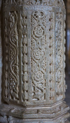 Jain Temple in Ranakpur, India, Rajasthan. Chaumukha Mandir.