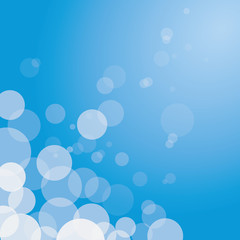 vector background with white circles