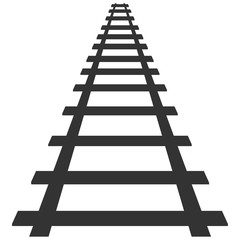 locomotive railroad silhouette track rail transport background  transit route illustration - 137688518