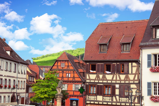 Place de Molsheim, Bas Rhin, Alsace