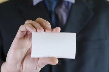 Business man text concept