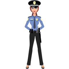 woman police officer, police officer