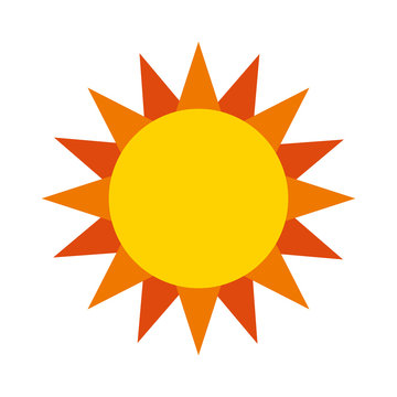 cute sun isolated icon vector illustration design