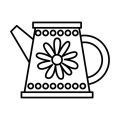 cute sprinkler garden icon vector illustration design