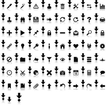 Datenpunkt Symbol mit Overlays und Spiegelungseffekt
