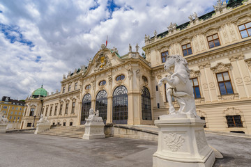 Fototapeta premium Belvedere Palace, Vienna, Austria