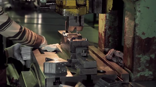Forming hardware on the machine