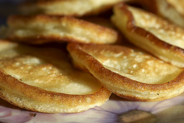 Several pancakes close-up