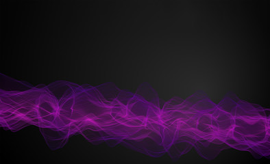 3d illustration Abstract wave background