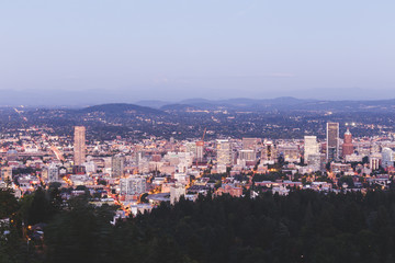 Fototapeta premium Urban landscape of Portland, Oregon, USA