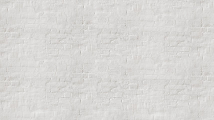 White wash  painted old brick wall  with plaster texture. Background  for text or image. 