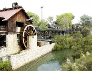 Fototapete Mühlen Wassermühle