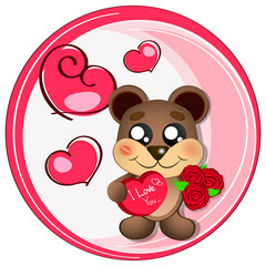 logo bear love