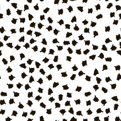 Seamless abstract pattern of psychedelic and fantastic elements. Vector illustration