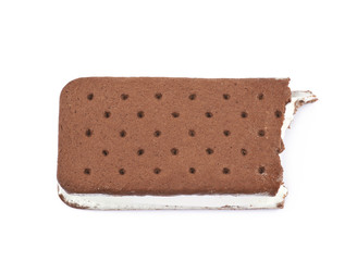 Ice cream sandwich isolated