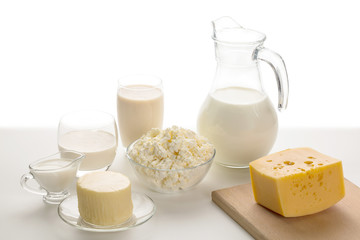 still life of dairy products