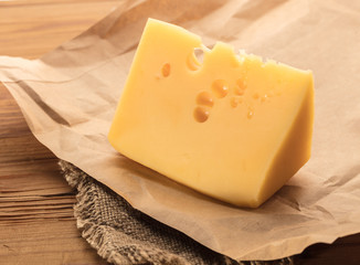 the piece of cheese