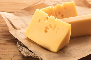 the piece of cheese