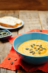 Sweet potato carrot soup