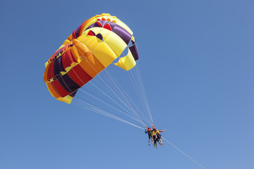 Parasailing fun in the UAE