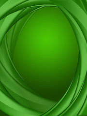 3d  illustration green background