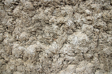 Cement covered wall
