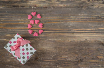 Mock-up natural background for a colorful design greetings 8 march