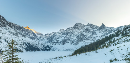 Fototapeta na wymiar Morskie Oko - Tatra Mountains