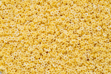 Italian pasta on close up background.