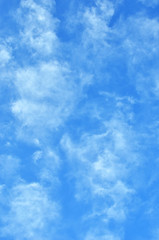 Blue sky with clouds
