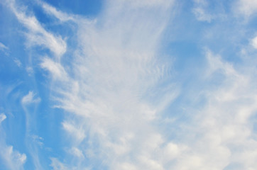 Blue sky with clouds