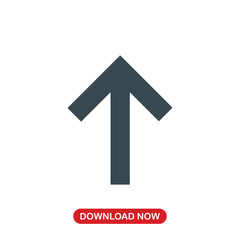 Fototapeta premium Up arrow icon vector