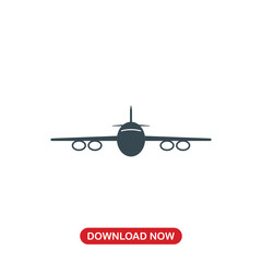 Airplane icon vector