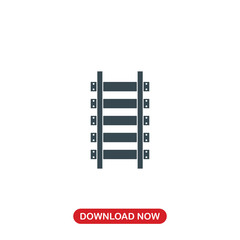Railway icon vector