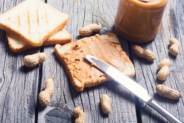 Peanut butter sandwiches