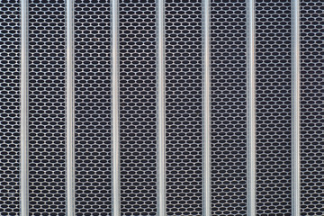 metal grid chrome truck front radiator texture