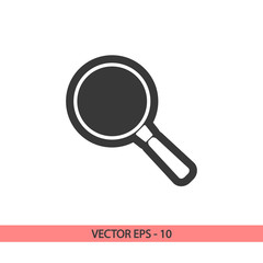 Search  icon, vector illustration. Flat design style