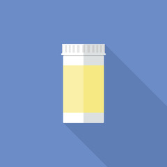 Pills Packaging Container Flat Icon